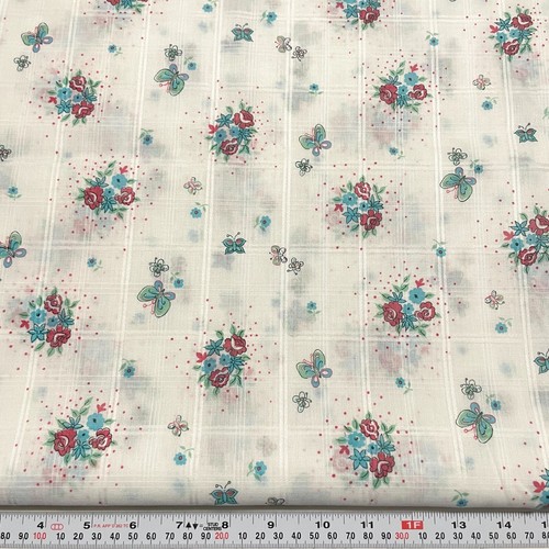 Butterflies florals on - florals, white
