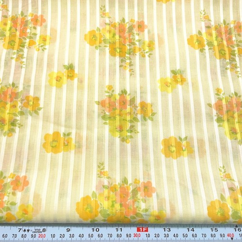 Vintage yellow dimity - vintage,