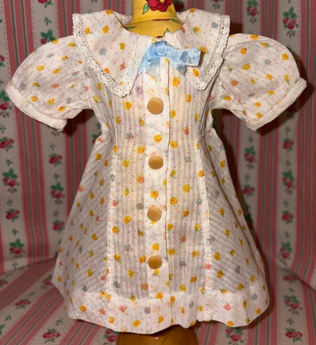 Reproduction 1930s yel floral - reproduction,