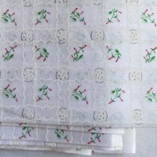 Vtg dimity cotton fabric - dimity,
